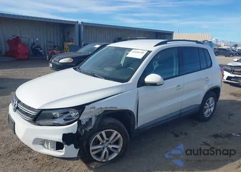 2015 Volkswagen Tiguan S из США, поврежденный, VIN WVGAV7AXXFW515826